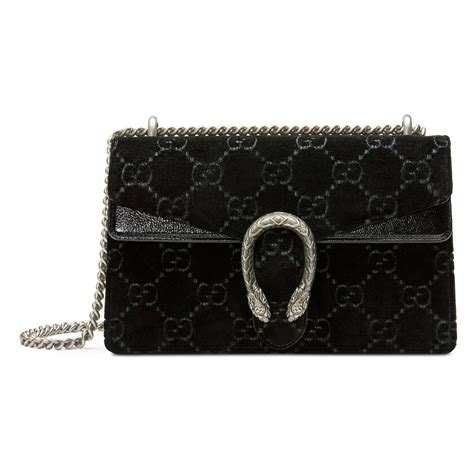 gucci black dionysus gg velvet small shoulder bag|Gucci dionysus denim bag.